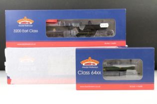 Three boxed Bachmann OO gauge locomotives to include 32066 Class 43 Warship D835 Pegasus BR green