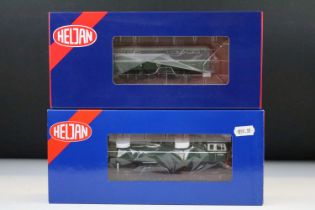 Two boxed Heljan OO gauge locomotives to include 34131 Class 33 D6530 green wseyp early version