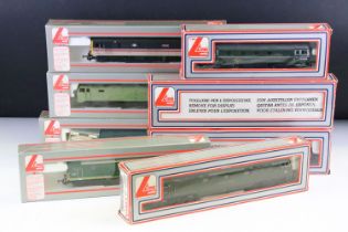 Eight boxed Lima OO gauge locomotives to include 205134 MWG Western Pioneer, 205276 E6001, 205189