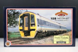 Boxed Bachmann OO gauge 31500B 158 2 Car DMU Regional Railways set, complete