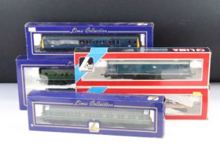 Boxed Lima Collection DMU 101 set plus 4 x boxed Lima OO gauge locomotives to include L204608