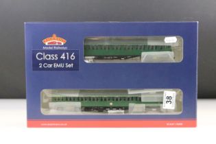 Boxed Bachmann OO gauge 31376 2EPB EMU 5770 Late SR Multiple Unit green, complete