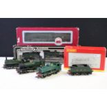 Three boxed OO gauge locomotives to include Hornby R3027 BR Class 14XX 1444, Dapol D5 BR Overton