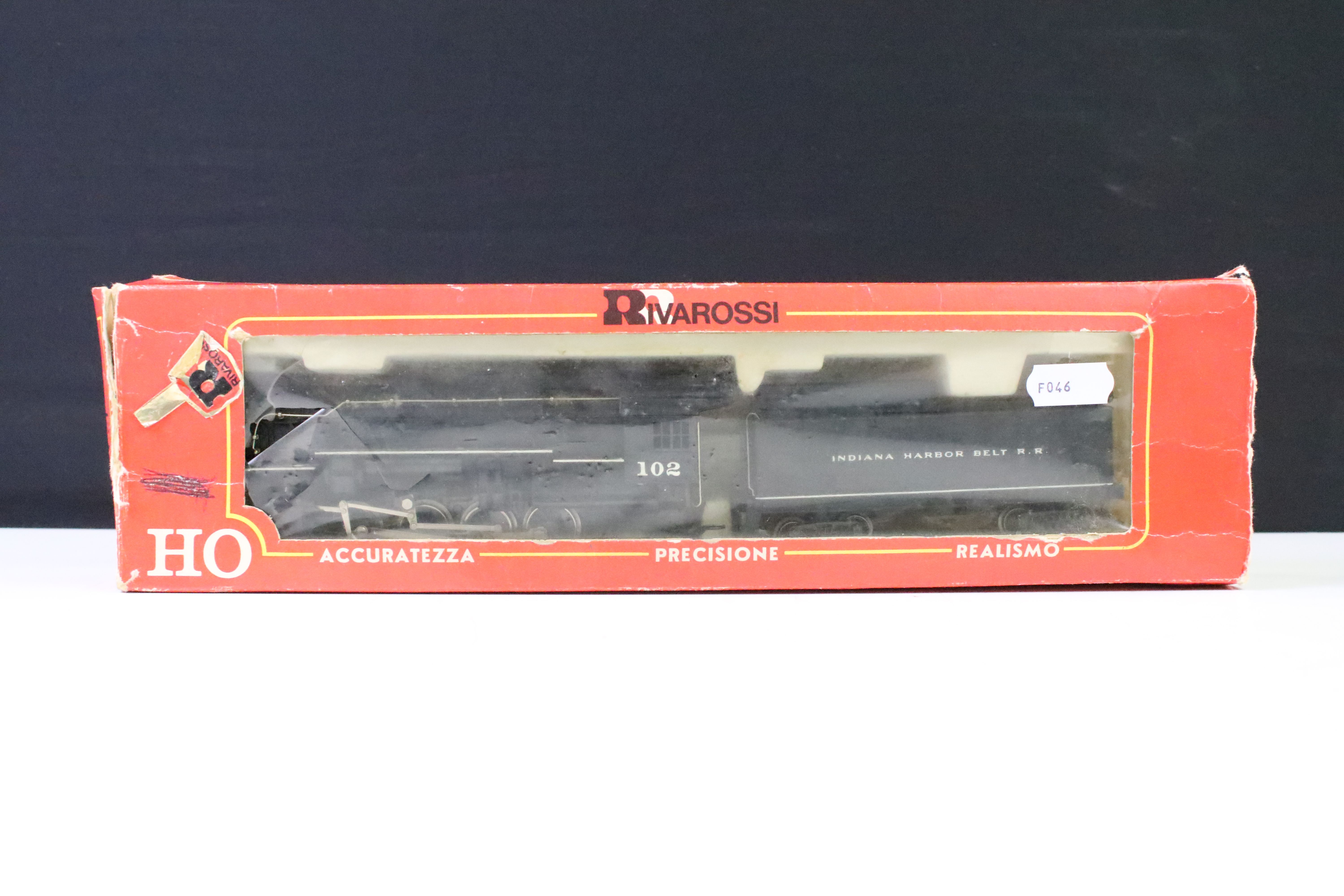 Four Ho gauge locomotives to include a boxed Rivarossi 1224 Indiana Harbour Belt 102, boxed Piko - Image 8 of 13