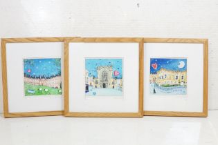 Susie Grindey, Bath Abbey, limited edition print numbered 24/250, mount signed in pencil lower
