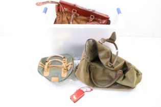 Collection of bags & purses to include Kangol holdall bag, Radley purse & phone case, Maxima