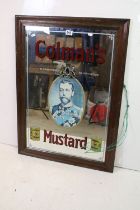 Advertising Mirror - ' Coleman's Mustard, by appointment to H.M. The King ', 67cm x 93cm