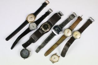 Gent’s Watches including Timex SSQ LED Fero Fieldman, Olivia 21 Jewels’ Arbour Ekco, Timex Alarm and