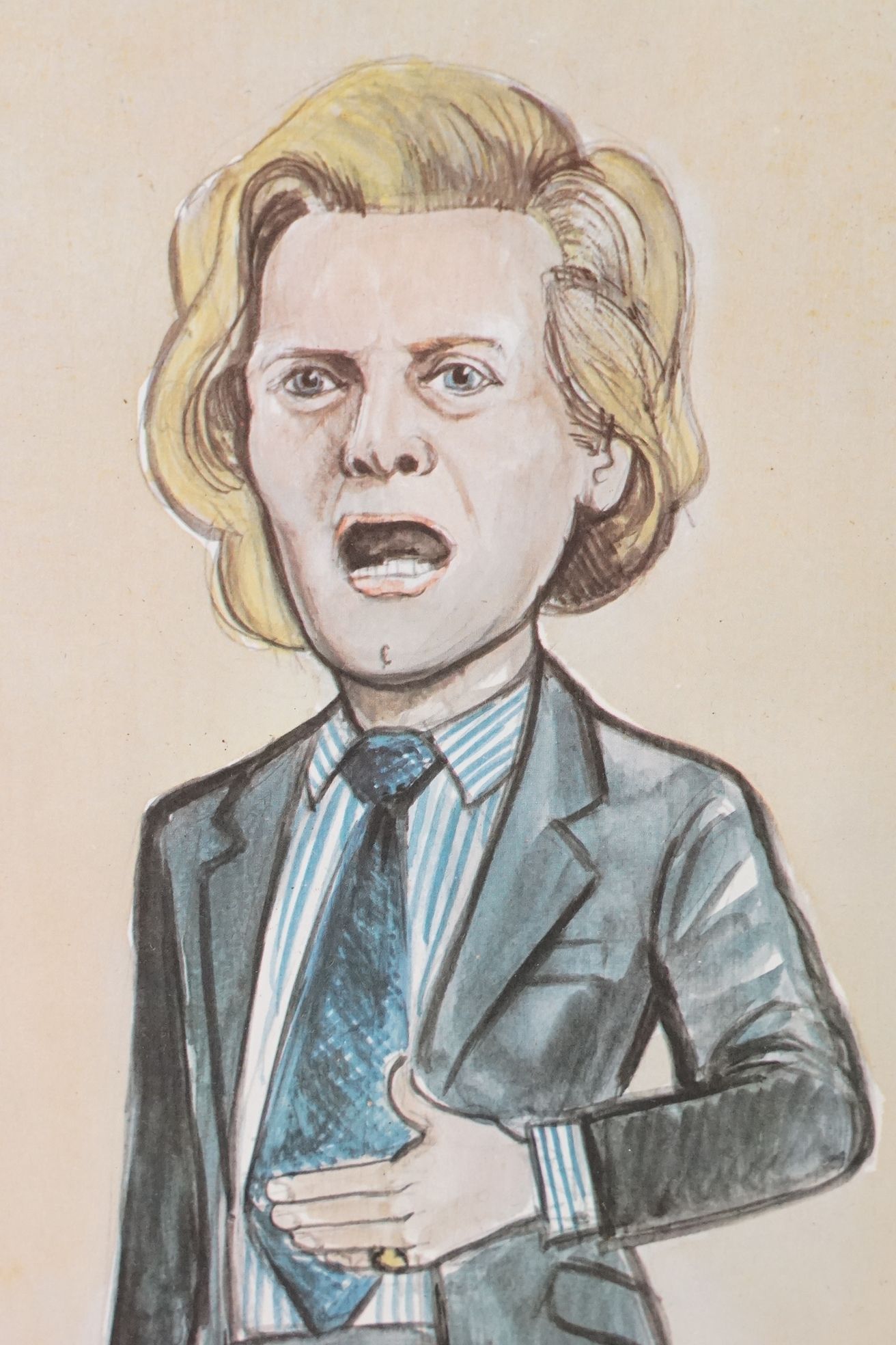 Two Tim Holder prints to include Margaret Thatcher (signed by Margaret Thatcher) and Michael - Image 7 of 11