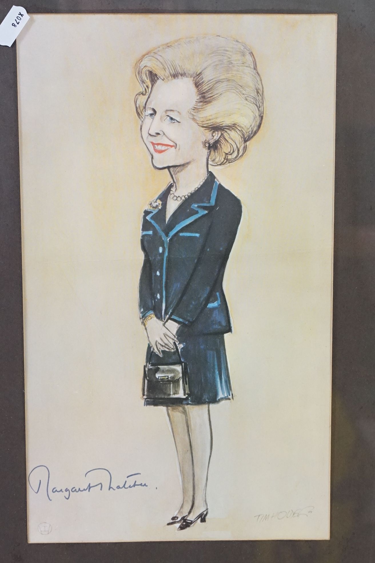 Two Tim Holder prints to include Margaret Thatcher (signed by Margaret Thatcher) and Michael - Image 2 of 11