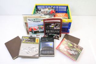 A large collection of automoblie related books to include many Morgan related.