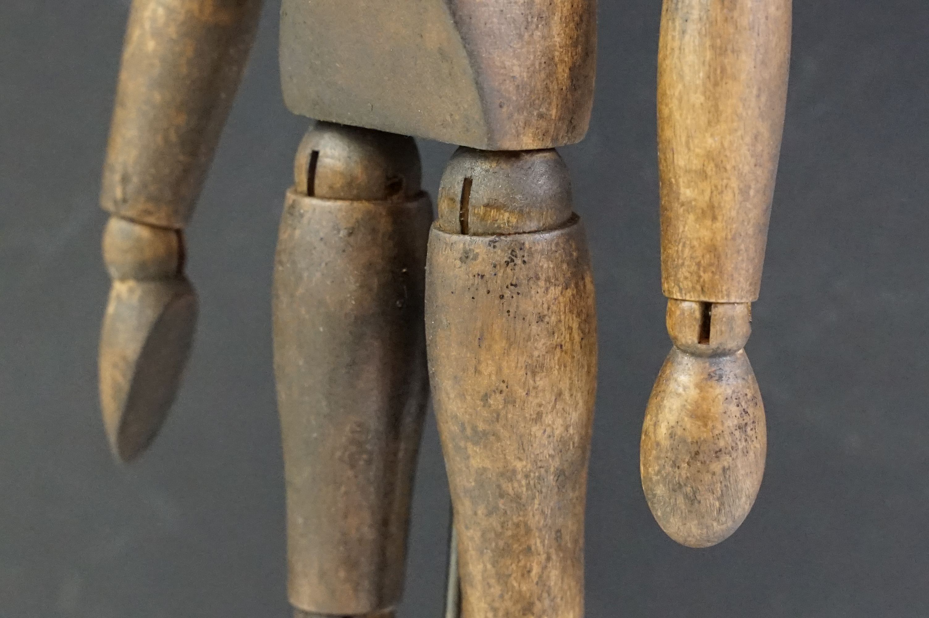 Wooden Artists Lay Figure, approx 34cm tall - Image 4 of 8