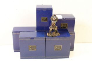 Seven boxed ' Bronze Art Gallery ' The Juliana Collection Compton & Woodhouse The Seven Samurais