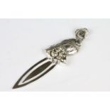 Silver Bookmark with Jemima Puddleduck finial