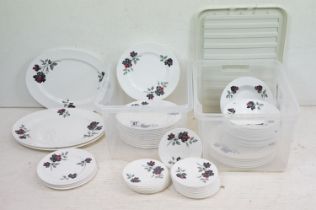 Royal Albert 'Masquerade' pattern dinner service to include 19 dinner plates, 3 serving dishes, 4