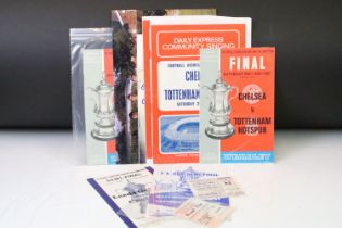 Football Autographs & Programmes - 1967 FA Cup Final Tottenham v Chelsea - Final programme, ticket