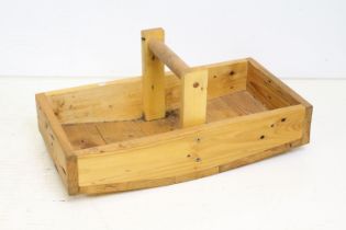 Wooden garden trug, 49cm long