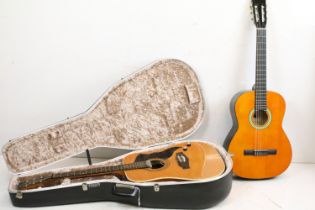 Eko Ranger 6 Italian guitar, with makers label to interior (cased); together with a Clifton acoustic