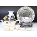Collection of Royal Worcester ceramics to include Worcester Herbs pattern and Evesham pattern