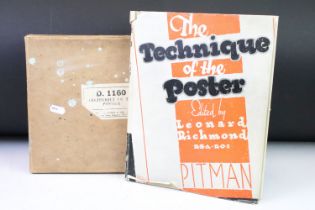 Book - The Technique of the Poster edited by Lepnard Richmond, Pitman publisher, hardback with