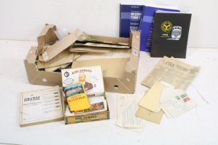 Large quantity of vintage ephemera to include railwayana photos and programmes etc