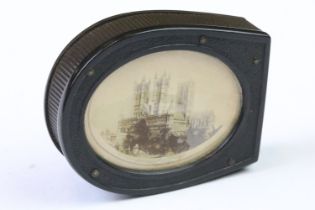 Early 20th century ‘ Lincoln Cathedral ‘ Souvenir Bakelite Vesta Case