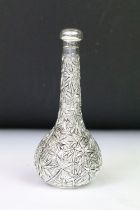 Onion shaped decorated perfume bottle