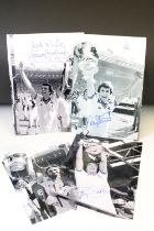 Football Autographs - 1980 West Ham United FA Cup Final - 10 x signed 12x8 photos to include 6 x