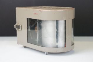 20th Century German aviation-type barograph, within a painted metal case, numbered 01175, with