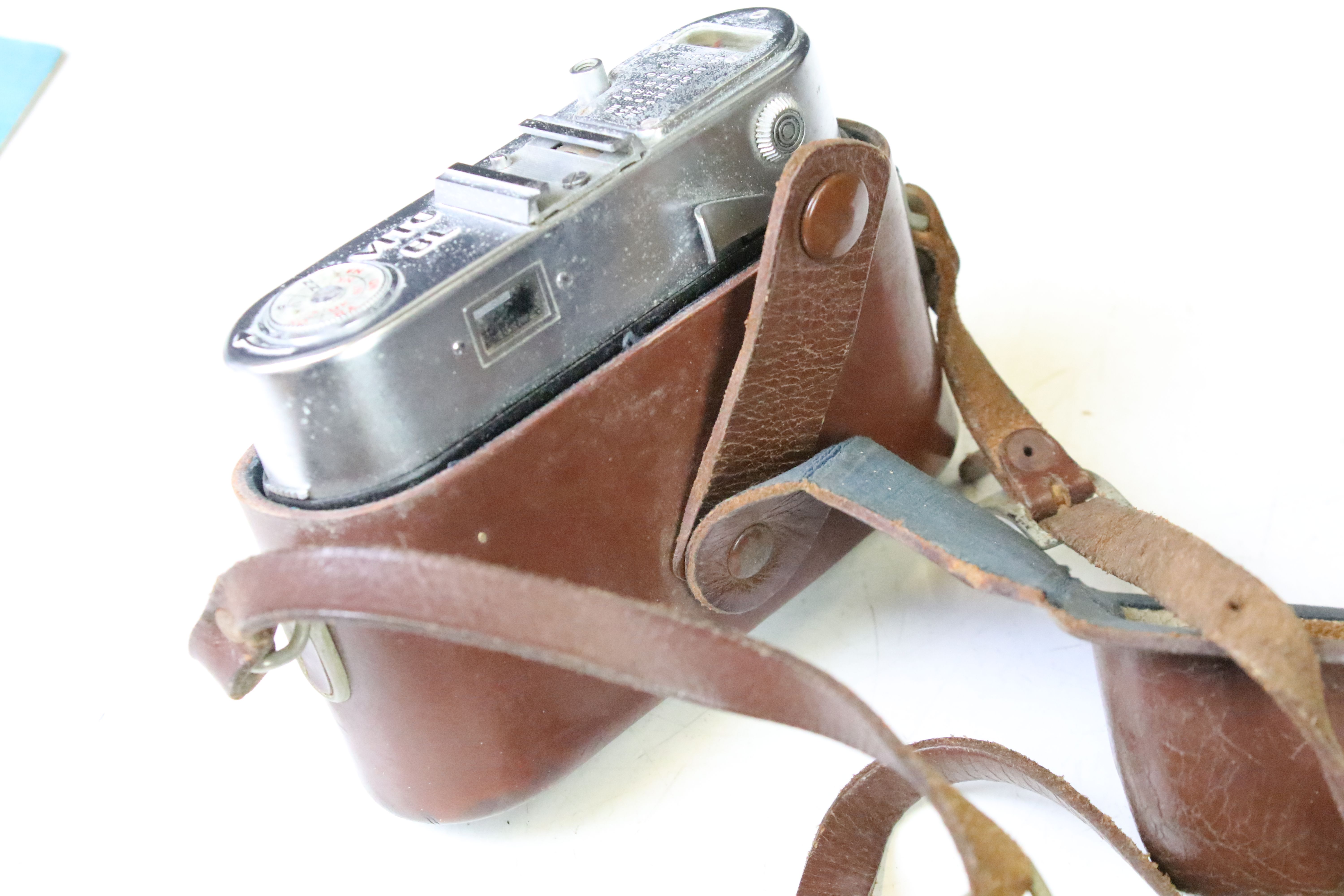 Voigtlander Vito BL 35mm film camera, leather cased, with Voigtlander Color-Skopar f/3.5 50mm - Image 2 of 4
