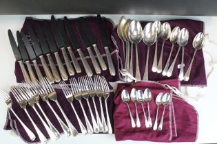 Silver hallmarked cutlery set to include six large forks (hallmarked Birmingham 1936, I S