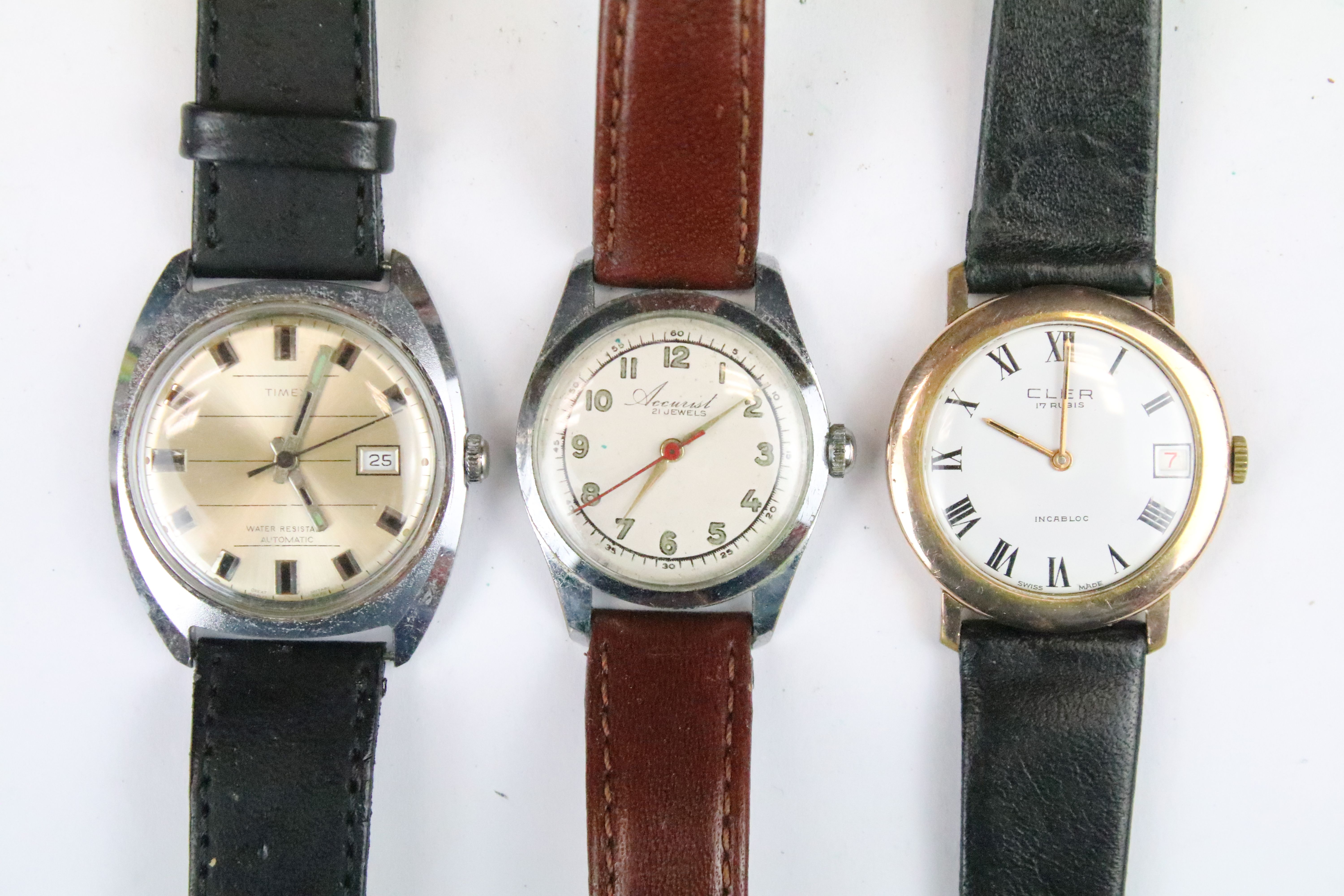 A collection of fourteen mechanical wristwatches to include Corvette, Vetta, Doxa, Certina, Cauny, - Image 6 of 11