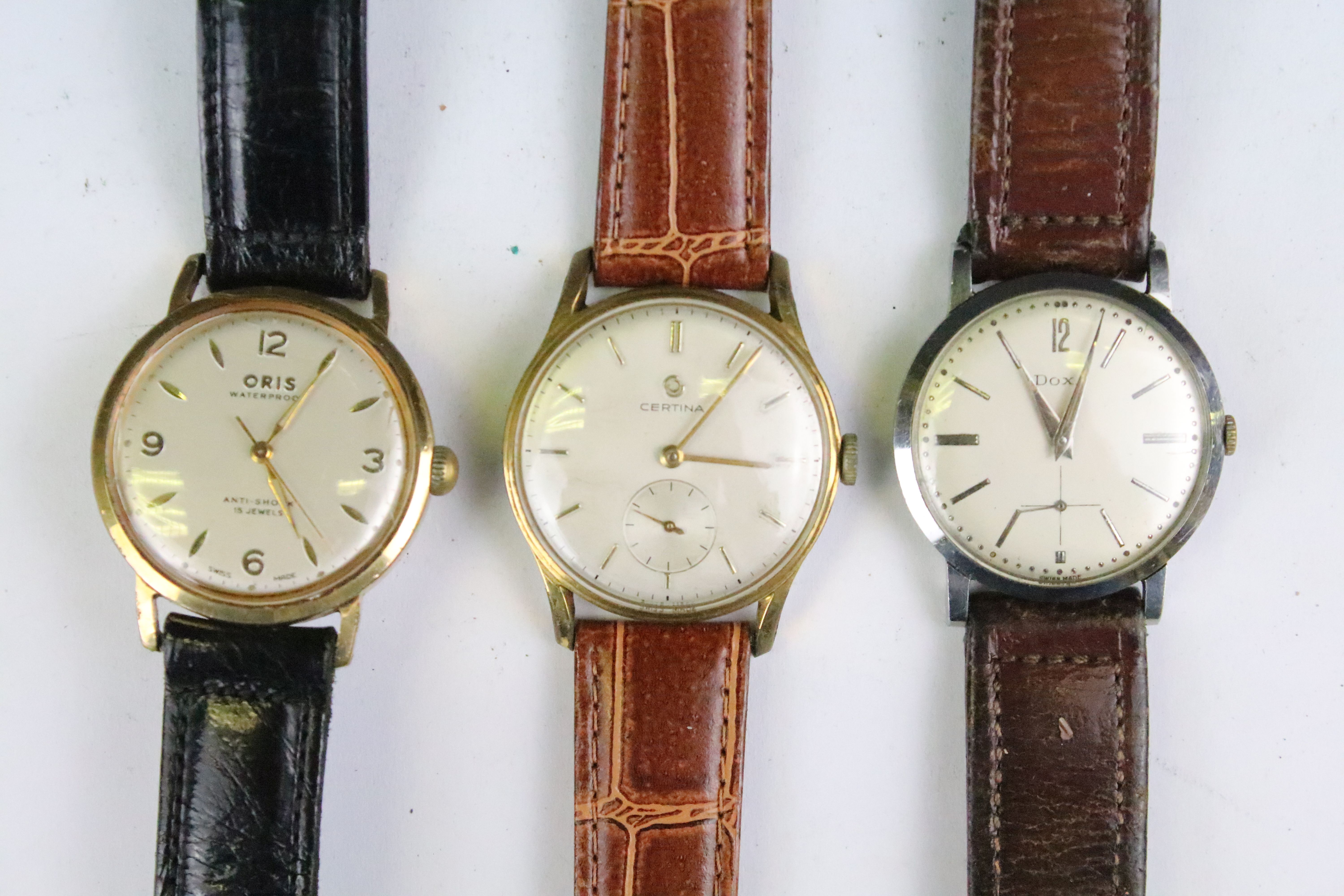 A collection of fourteen mechanical wristwatches to include Corvette, Vetta, Doxa, Certina, Cauny, - Image 4 of 11