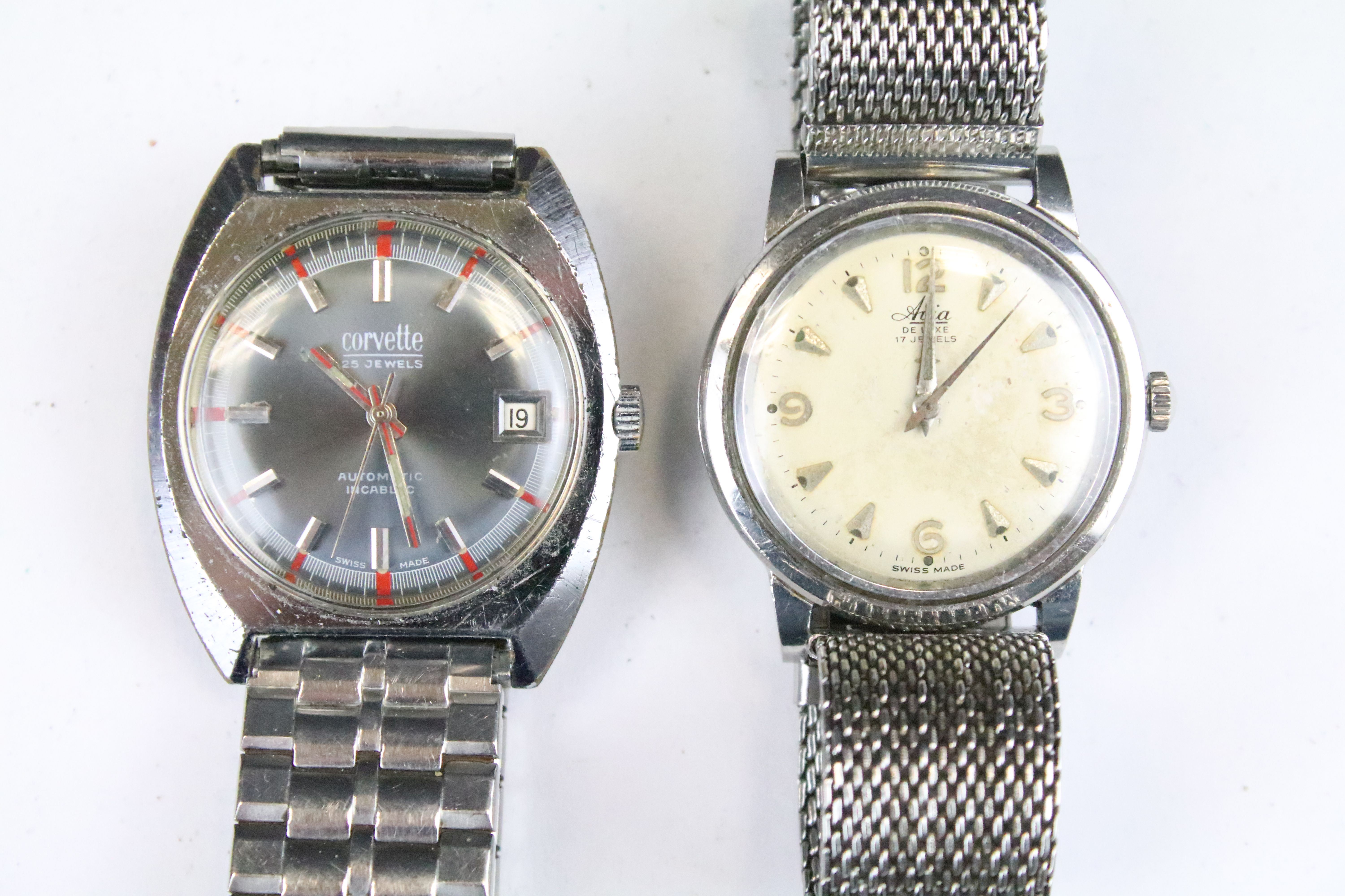 A collection of fourteen mechanical wristwatches to include Corvette, Vetta, Doxa, Certina, Cauny, - Image 10 of 11