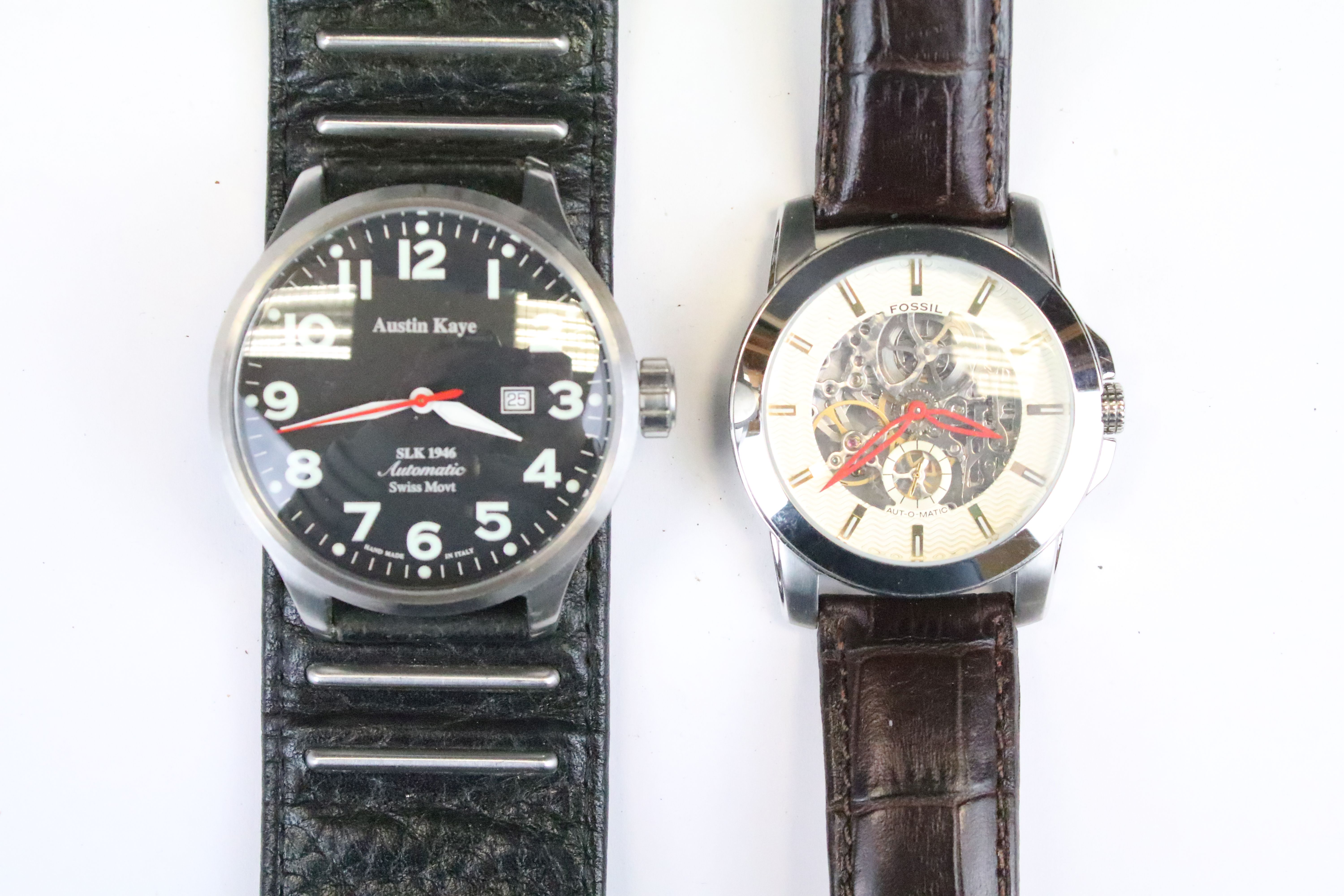 A collection of seven vintage and contemporary mechanical and quartz wristwatches to include Rotary, - Image 7 of 10