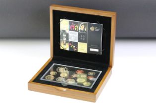 A Royal Mint United Kingdom 2010 executive thirteen coin proof set, in original fitted display