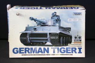 Boxed 1/16 scale Heng Long SOS Special Military Affairs Series R/C German Tiger I Battle Tank, no.