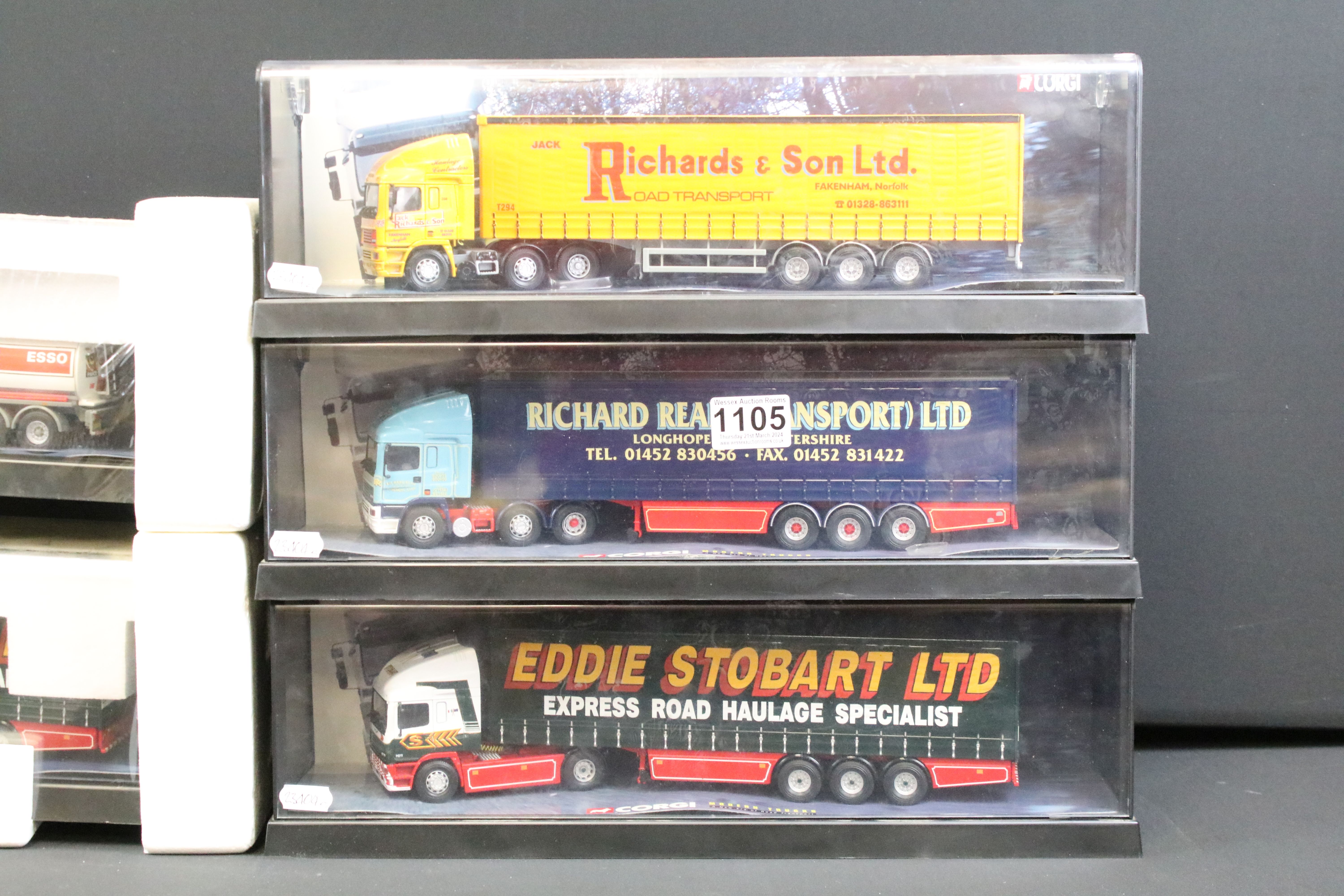 Six boxed / cased Corgi Modern Trucks 1/50 scale diecast haulage models to include 2 x 75201 Eddie - Image 4 of 5