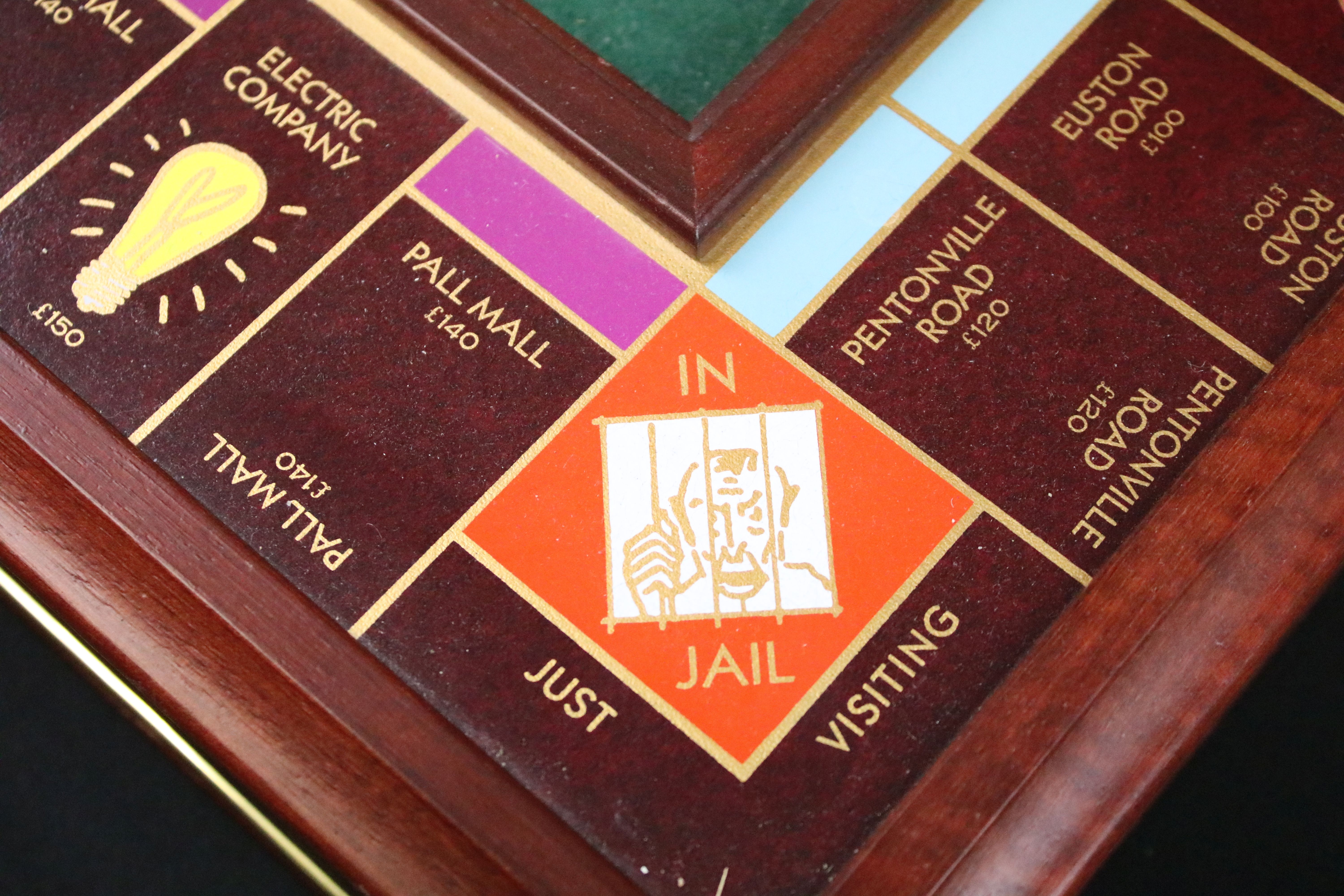 Franklin Mint Collectors Edition Monopoly Board Game with original 22ct gold plated game tokens, - Image 16 of 18