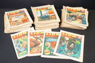 Comics - Collection of 96 early 1970s Lion And Thunder comics, all showing signs of age related