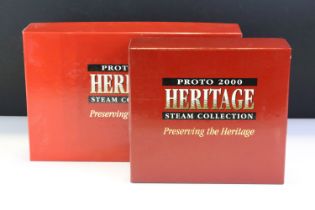 Two boxed Proto 2000 Heritage Steam Collection HO gauge locomotives to include 23340 PRR #373 2-8-