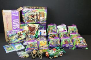 Collection of Playmates Teenage Mutant Ninja Turtles TMNT figures / vehicles to include 12 x