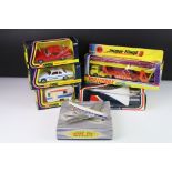 Six boxed diecast models to include 4 x Corgi models featuring 414 Coastguard Jaguar XJ12C, 286