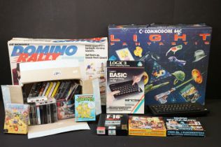 Retro Gaming - Boxed Commodore 64C Personal Computer Light Fantastic games console pack, all