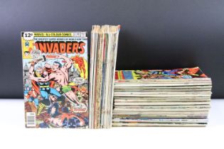 Comics - Collection of 94 1970s onwards Marvel comics to include 24 x The Invaders comics