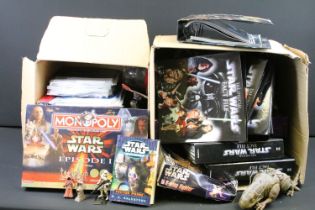 Star Wars - Collection of various Star Wars related items to include Micro Machines Trilogy Gift