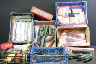 Collection of OO gauge model railway to include locomotives and loco parts, spares & repairs,