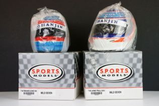 Two boxed Bell 1/2 scale S.P.O.R.T.S. Models helmets to include 7195 Jarno Trulli 2003 helmet and