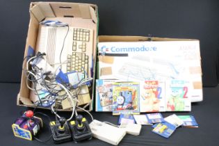 Retro Gaming - Boxed Amiga Commodore 500 gaming console and unboxed Amiga Commodore 500 console
