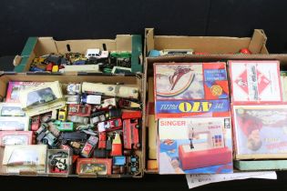 Collection of play worn diecast models to include Lledo, Minic Motorway, ERTL, Matchbox, Corgi,